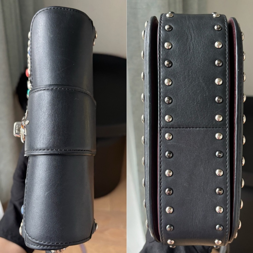 COACH Page Crossbody Bag With All Over Western Rivets - Picture 5 of 16